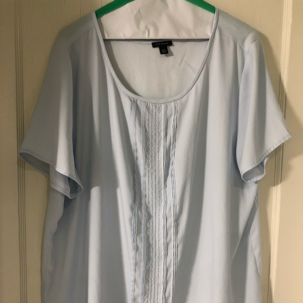 Light blue blouse Ann Taylor XXL